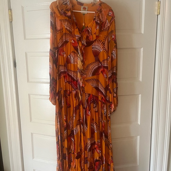 Farm Rio Flying Macaw Maxi Dress - Picture 3 of 6